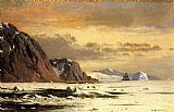 Seascape with Icebergs by William Bradford